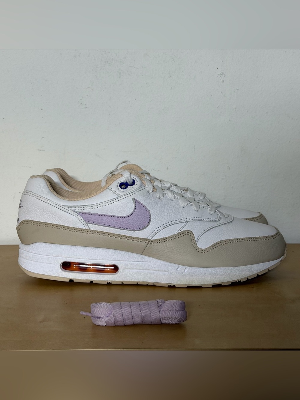 Nike Air Max 1 By You SC Light Bone Violet Dust Purple D07414-991 Men’s Size 13